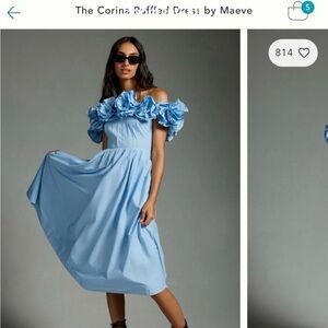 Corina ruffled dress by Maeve